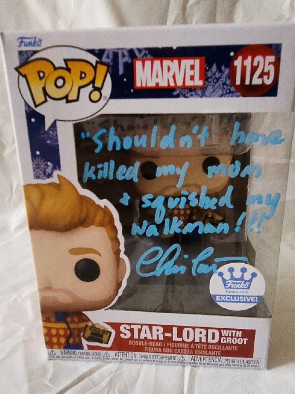 Chris Pratt signed Funko Pop! Pixar - Buzz Lightyear (Space Ranger Alpha #1230)